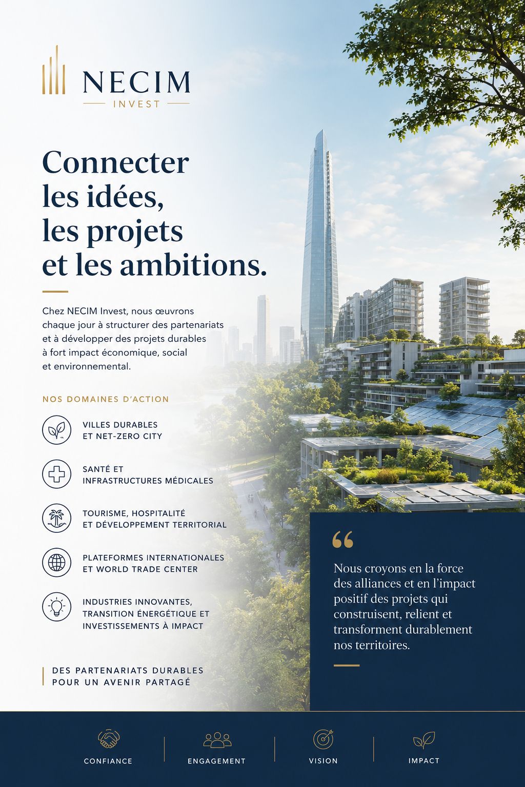 Sustainable Territories: Net-Zero Cities, Health Infrastructure and WTC Platforms