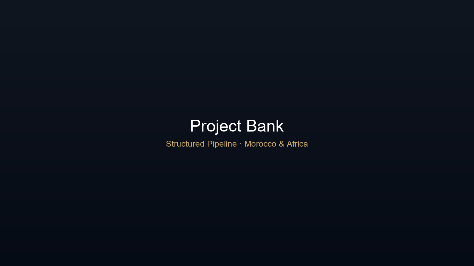 Project Bank